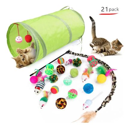 21 Piezas De Juguetes Para Gatitos Surti